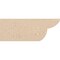 Ekena Millwork 2in. W x 6in. H x 16in. L Crestline Woodgrain TimberThane Rafter Tail, Primed Tan RFTUR02X06X16CRERCPR - alternate 5